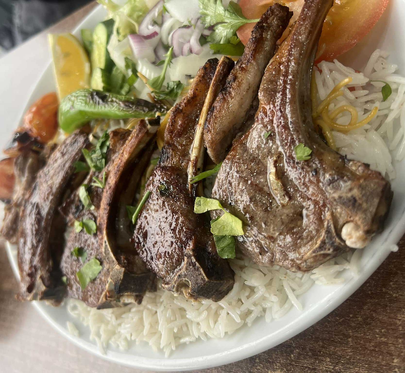 Shawarma Grill Glasgow Charcoal Lamb Kebab